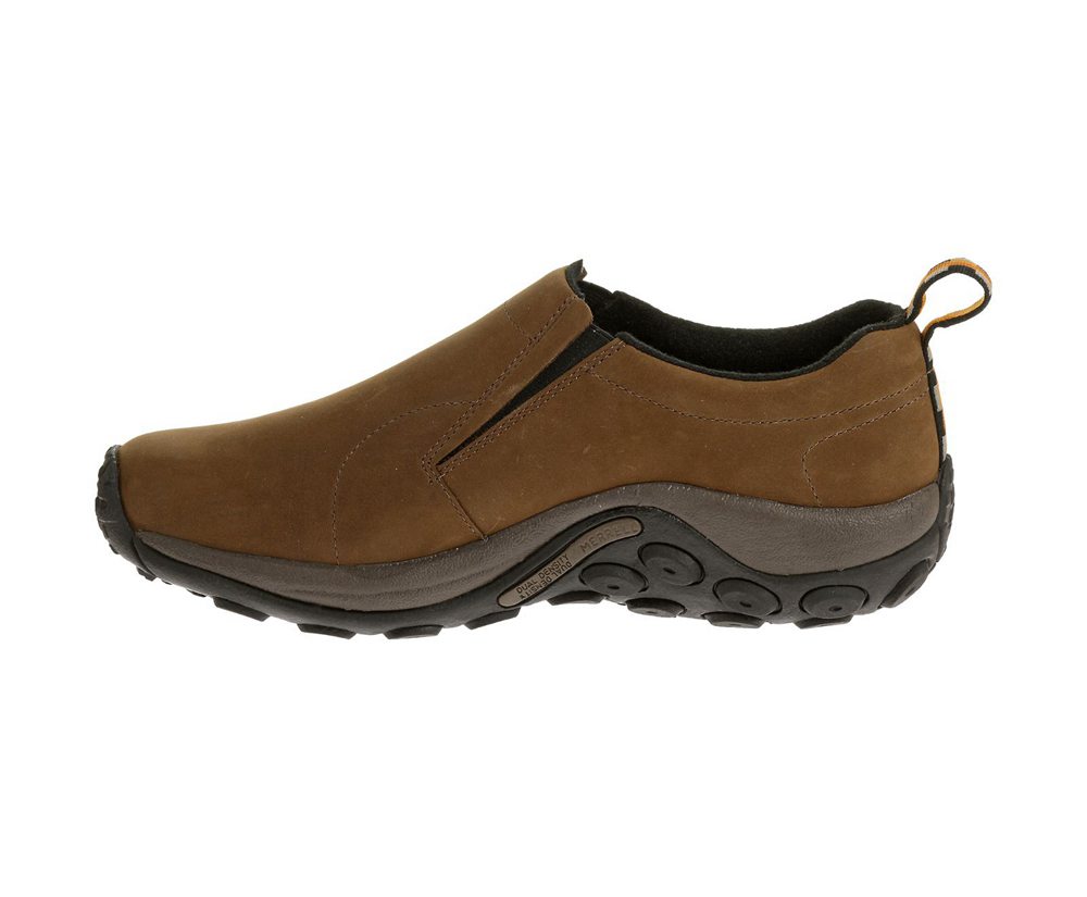 Zapatos De Seguridad Hombre - Merrell Jungle Moc Nubuck Waterproof Wide Width - Marrones - CWOY-8195